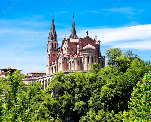 Basilica of Santa Maria, Covadonga, Asturias, Spain