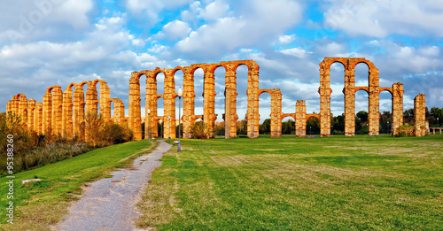 Aqueduct Los Milagros, Merida, Spain photo