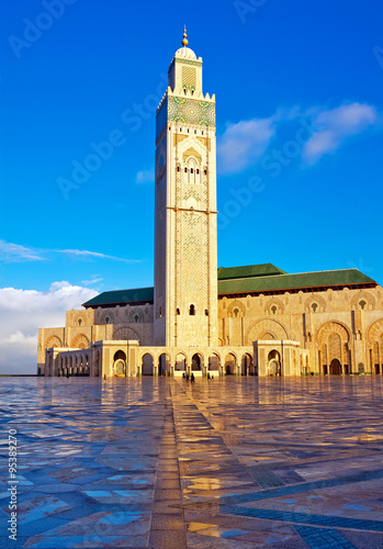 Hassan II Mosque in Casablanca, Morocco