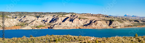 Negratin reservoir near Baza. Andalusia, Spain