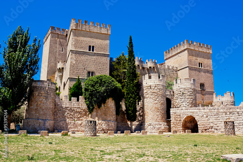 Castle of Ampudia, Palencia province, Castile and Leon, Spain