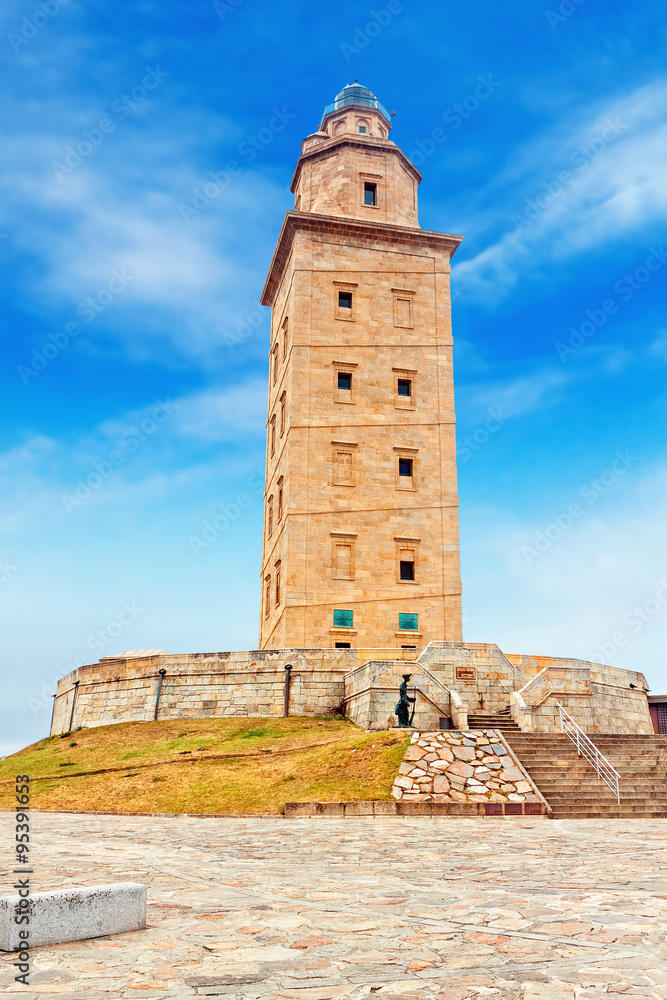 Hercules tower, A Coruna, Galicia, Spain