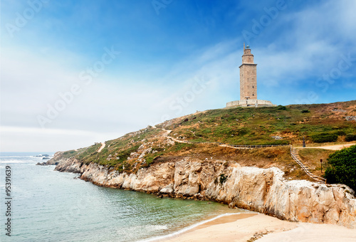 Hercules tower, A Coruna, Galicia, Spain