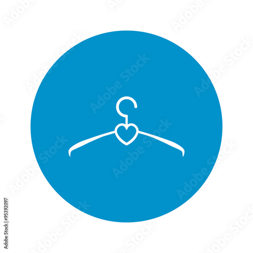 Vector illustration of hanger icon
