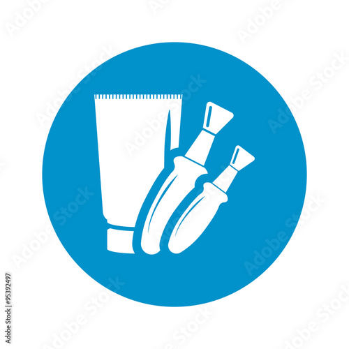Vector illustration of  brush icon