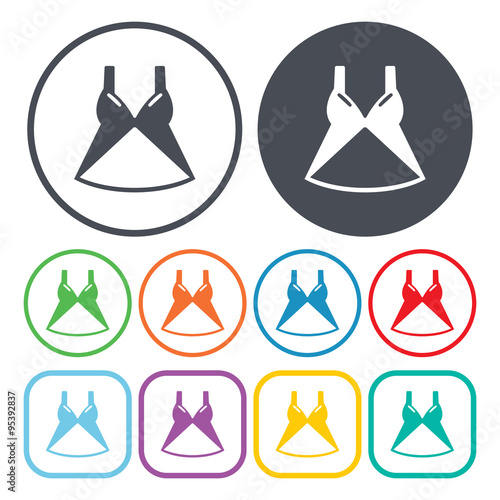 Vector illustration of  underwear icon