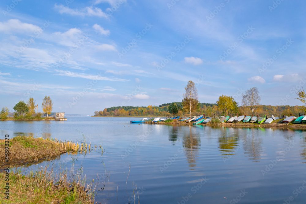 Autumn on the lake near Minsk, Belarus Autumn on the lake near Minsk, Belarus