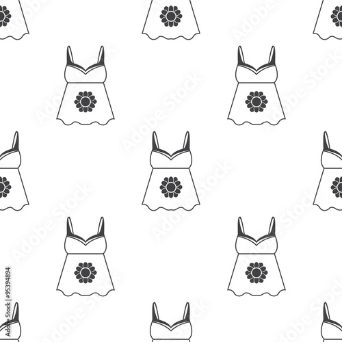 Vector illustration of underwear icon