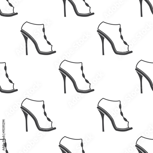 Vector illustration of  shoes icon