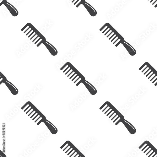 Vector illustration of hairbrush  icon