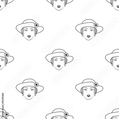 Vector illustration of face icon