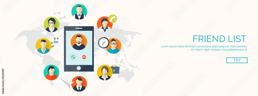 Vector illustration.  Global communication. Social network ,chatting. Emailing and sms. Web calls. Internet