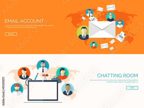 Vector illustration.  Global communication. Social network ,chatting. Emailing and sms. Web calls. Internet