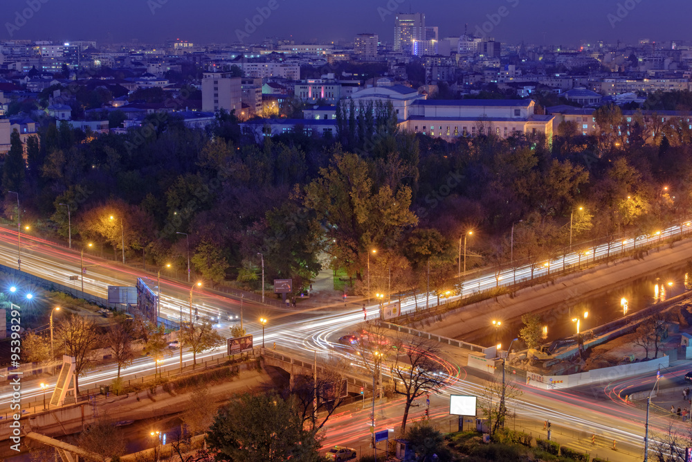 Bucharest at night