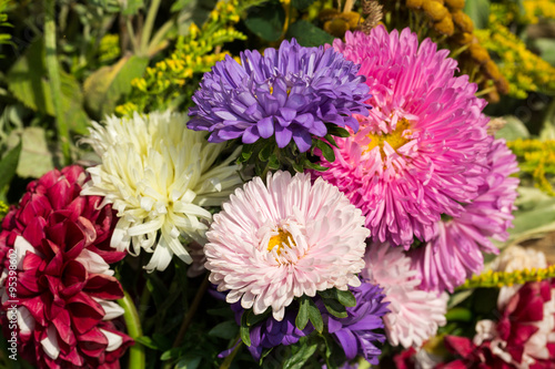 handmade  beautiful bouquets from flowers and herbs