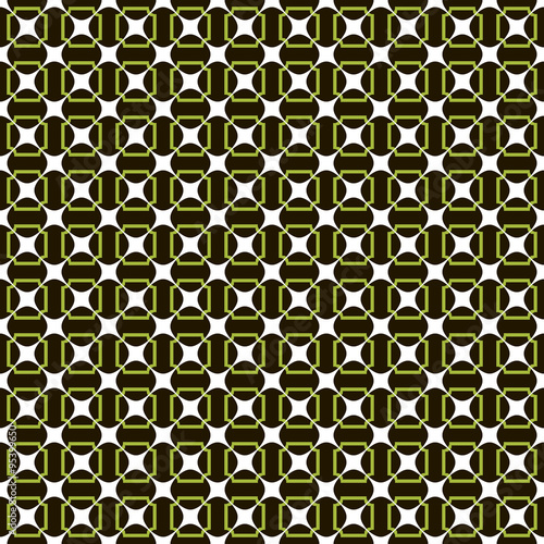 Abstract seamless pattern of merging stars and graceful frames