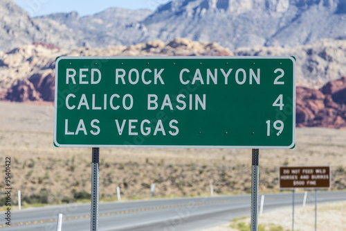 Las Vegas Highway Sign