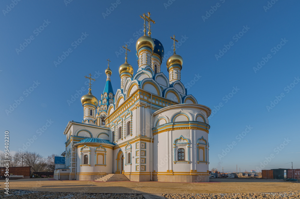 Obraz premium Храм иконы Божьей Матери 