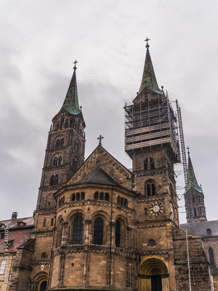 the old cathedral in bamberg