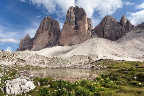 Drei Zinnen or Tre Cime di Lavaredo, Italien Alps