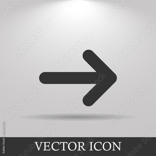 Vector icon arrow