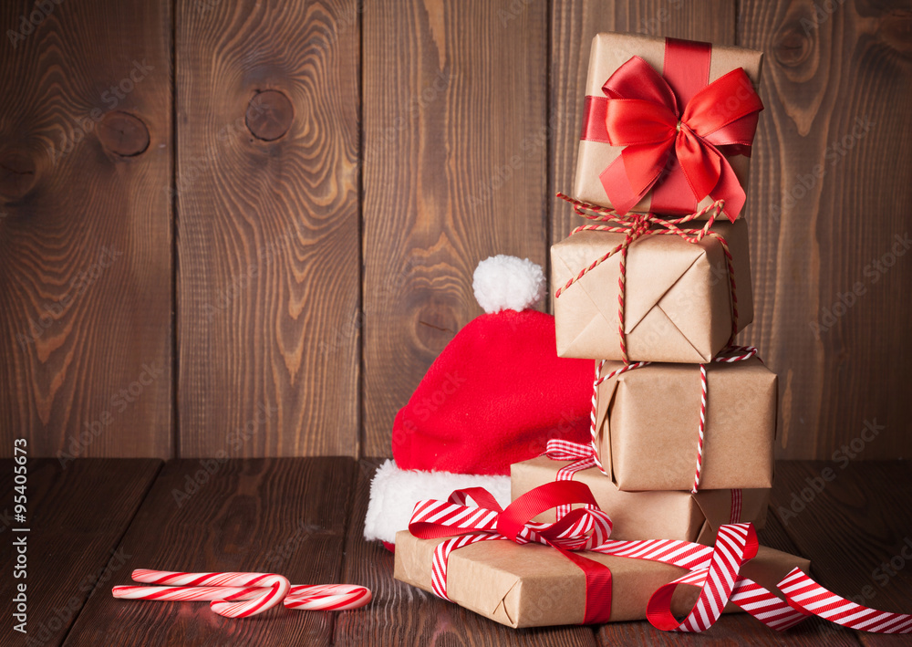 Obraz premium Christmas gift boxes