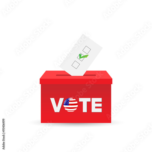 Ballot Box Illustration