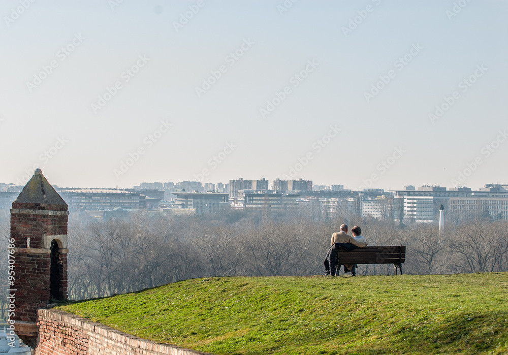 Obraz premium Old couple
