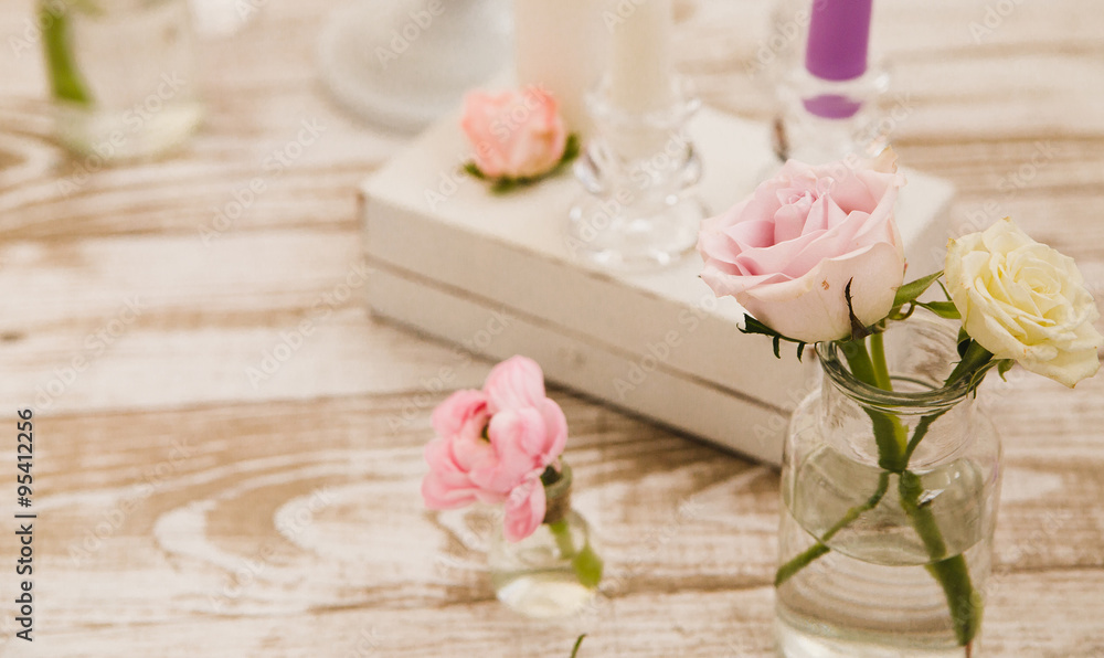 two roses in a vase two roses in a vase