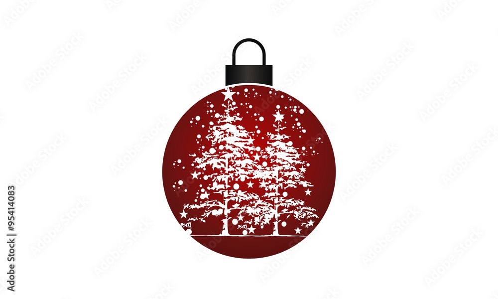 Hanging Bauble and Christmas Tree Hanging Bauble and Christmas Tree