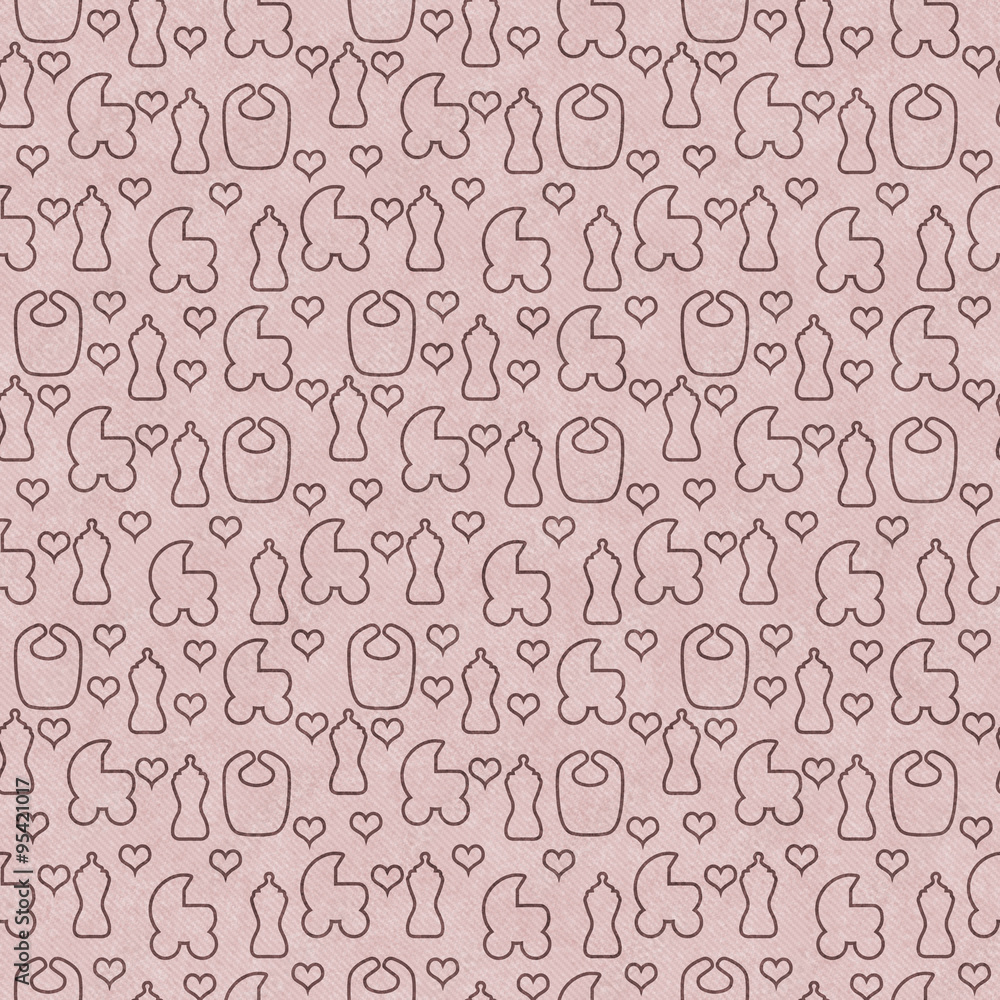 Brown Baby Tile Pattern Repeat Background Brown Baby Tile Pattern Repeat Background