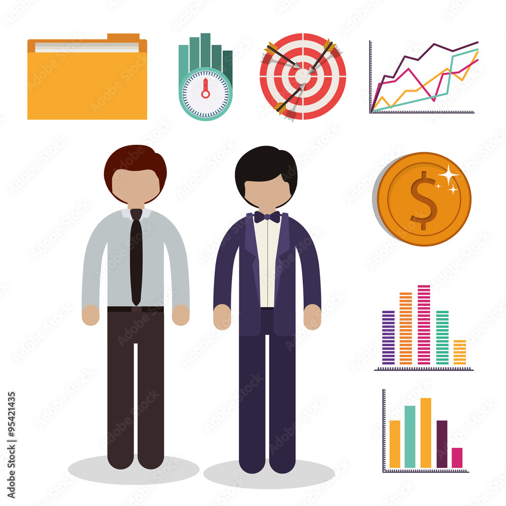 Obraz premium business people design 