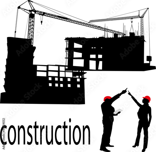 Construction  and engineer vector