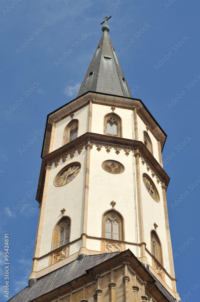 Details if St James Church in centre of Levoca.