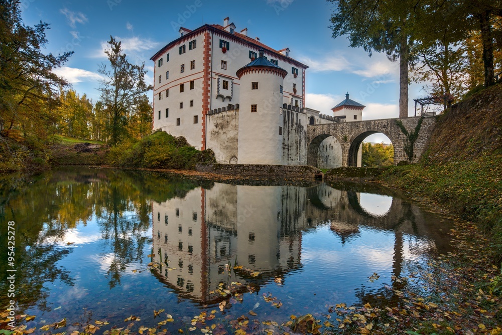 Castle Sneznik in Slovenia