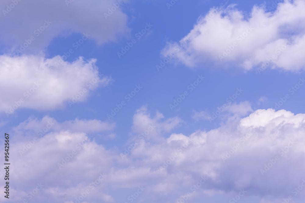 Fototapeta premium Beauty blue sky with cloud