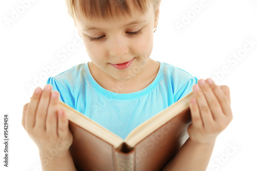 Beautiful little girl with ...