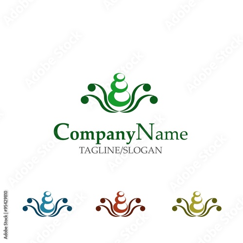 spa logo icon vector