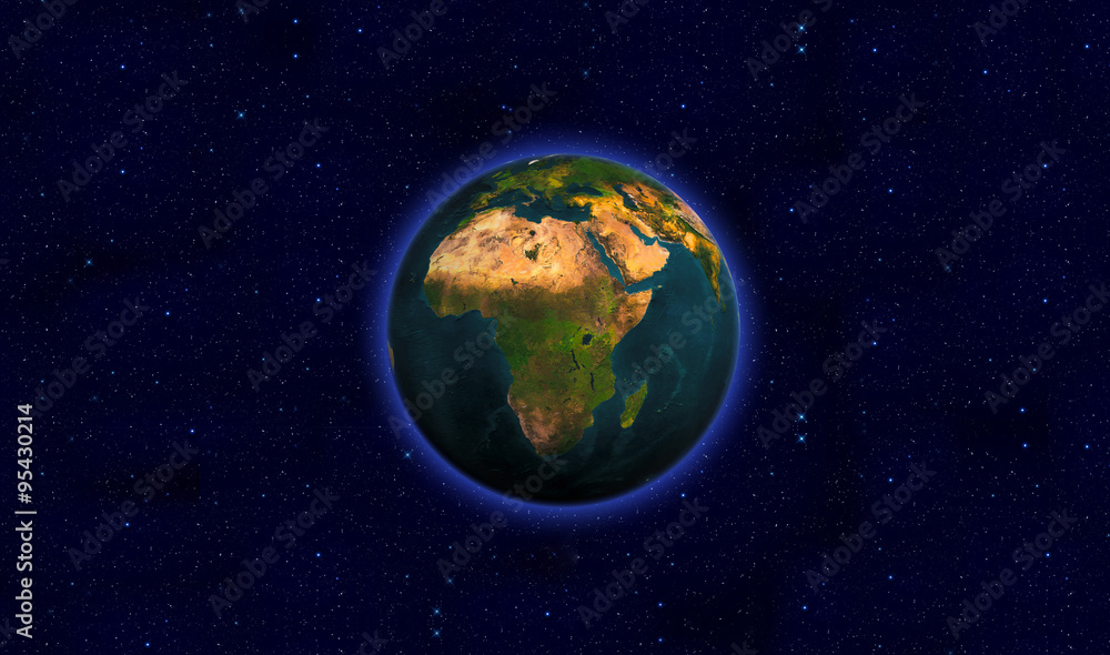 Beautiful Planet Earth. Viewing Africa