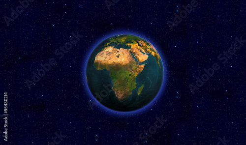 Beautiful Planet Earth. Viewing Africa