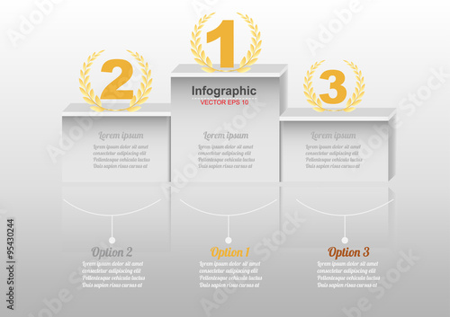 Infographic banners Templates for business . Vector