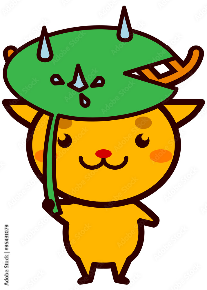 傘をさす動物シリーズ