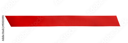 Free Download Red ribbon isolated on white - GFXLoad