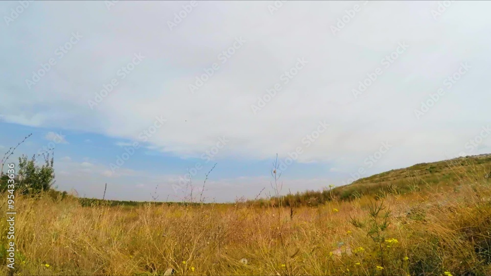 Huge Midden Of Ejected Domestic Garbage At Rural Field Huge Midden Of Ejected Domestic Garbage At Rural Field