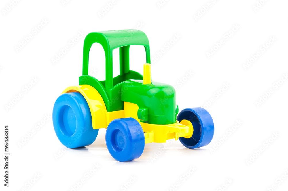 toy tractor isolated toy tractor isolated