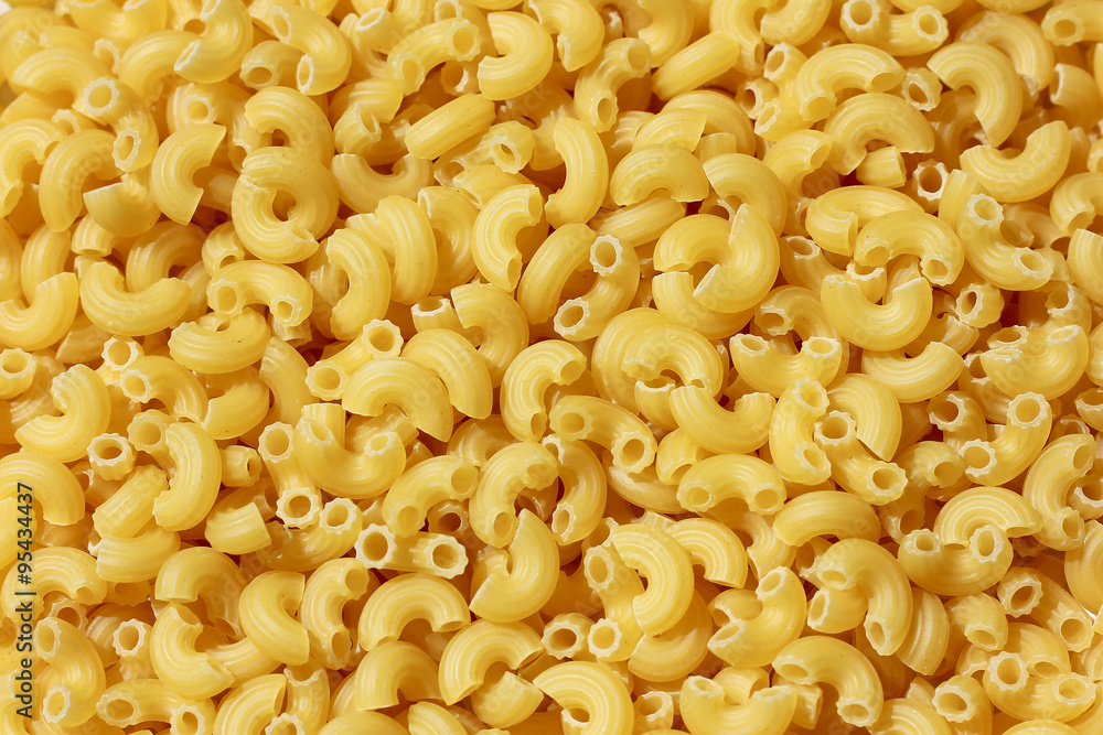 Close up of raw pasta Close up of raw pasta