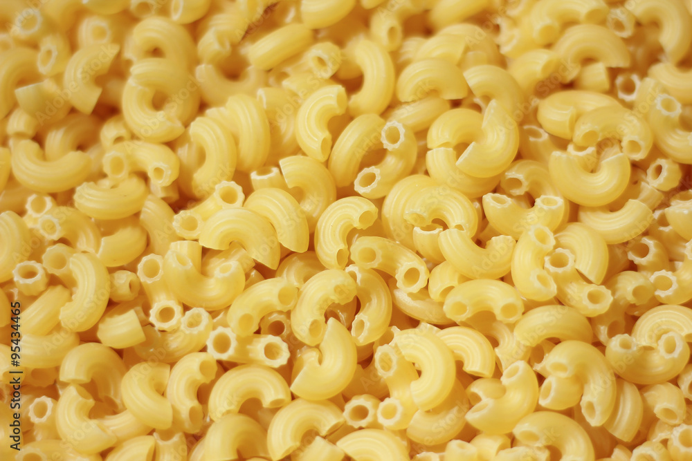 Close up of raw pasta Close up of raw pasta