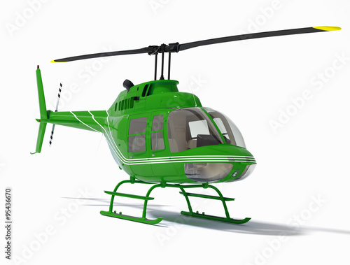 helicopter isolated on a white background
