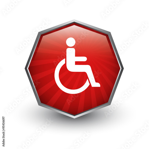 Rollstuhl Button