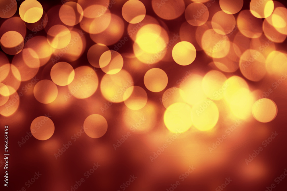 Obraz premium Abstract bokeh background with defocused vintage lights. dark go